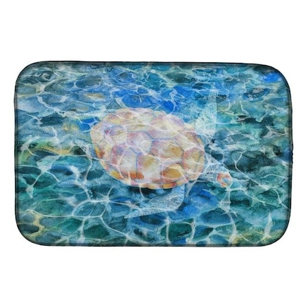 Carolines Treasures Carolines Treasures BB5363DDM Sea Turtle Under Water Dish Drying Mat BB5363DDM